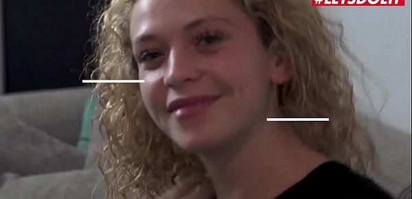  LETSDOEIT - Curly Headed French Thot Wants To Enter Porn World